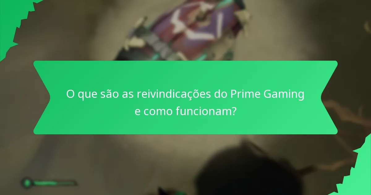 Como participar em eventos do Prime Gaming e reivindicar recompensas?